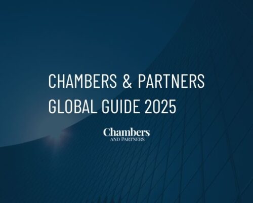 Fuimos nuevamente reconocidos entre las mejores firmas legales a nivel global por Chambers and Partners