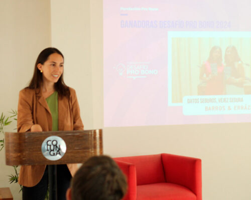 Fernanda Irrazabal reconocida como mentora del proyecto ganador en el Desafío Pro Bono 2024